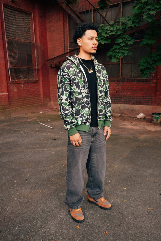 Green Camo Homage Full Zip