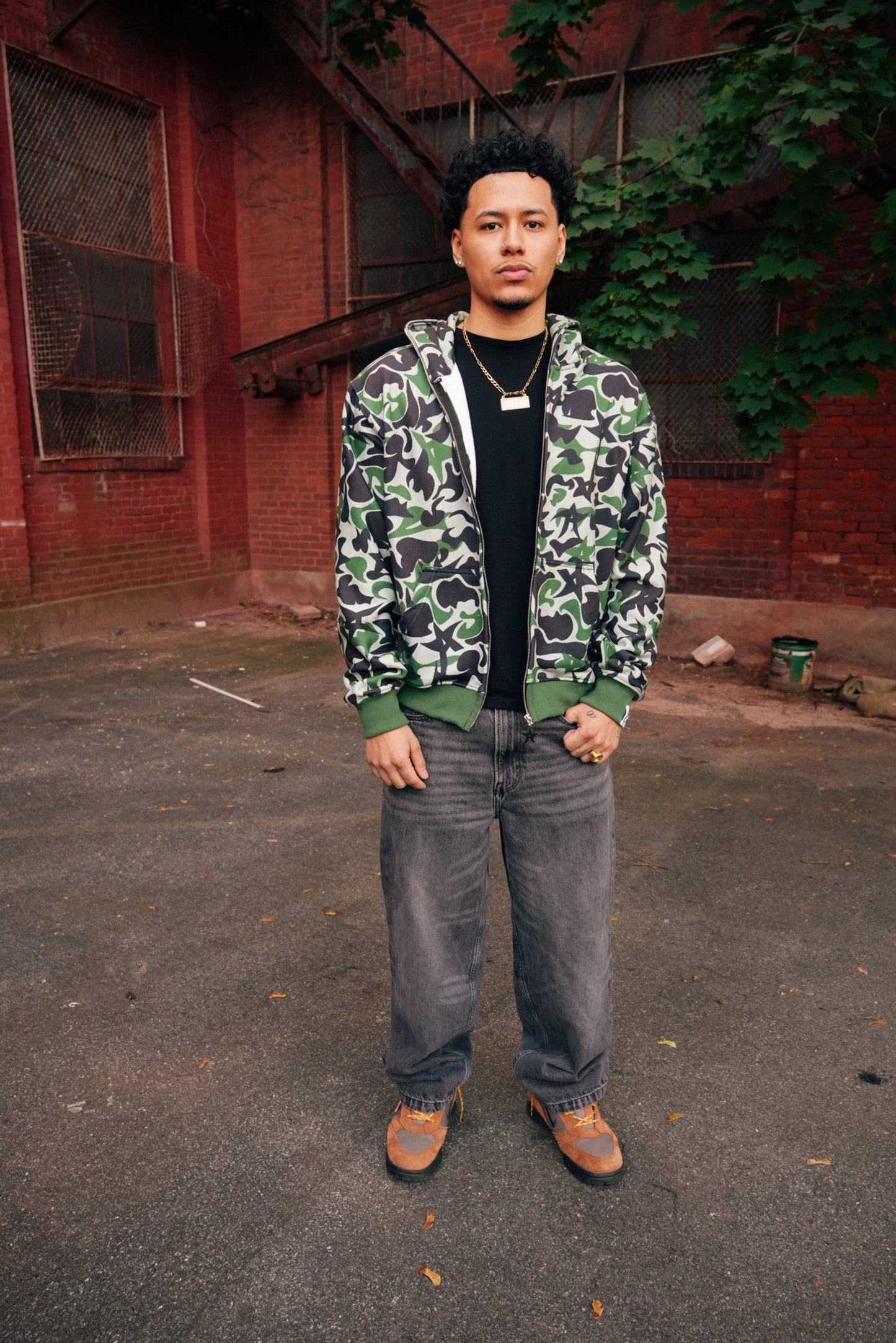 Green Camo Homage Full Zip