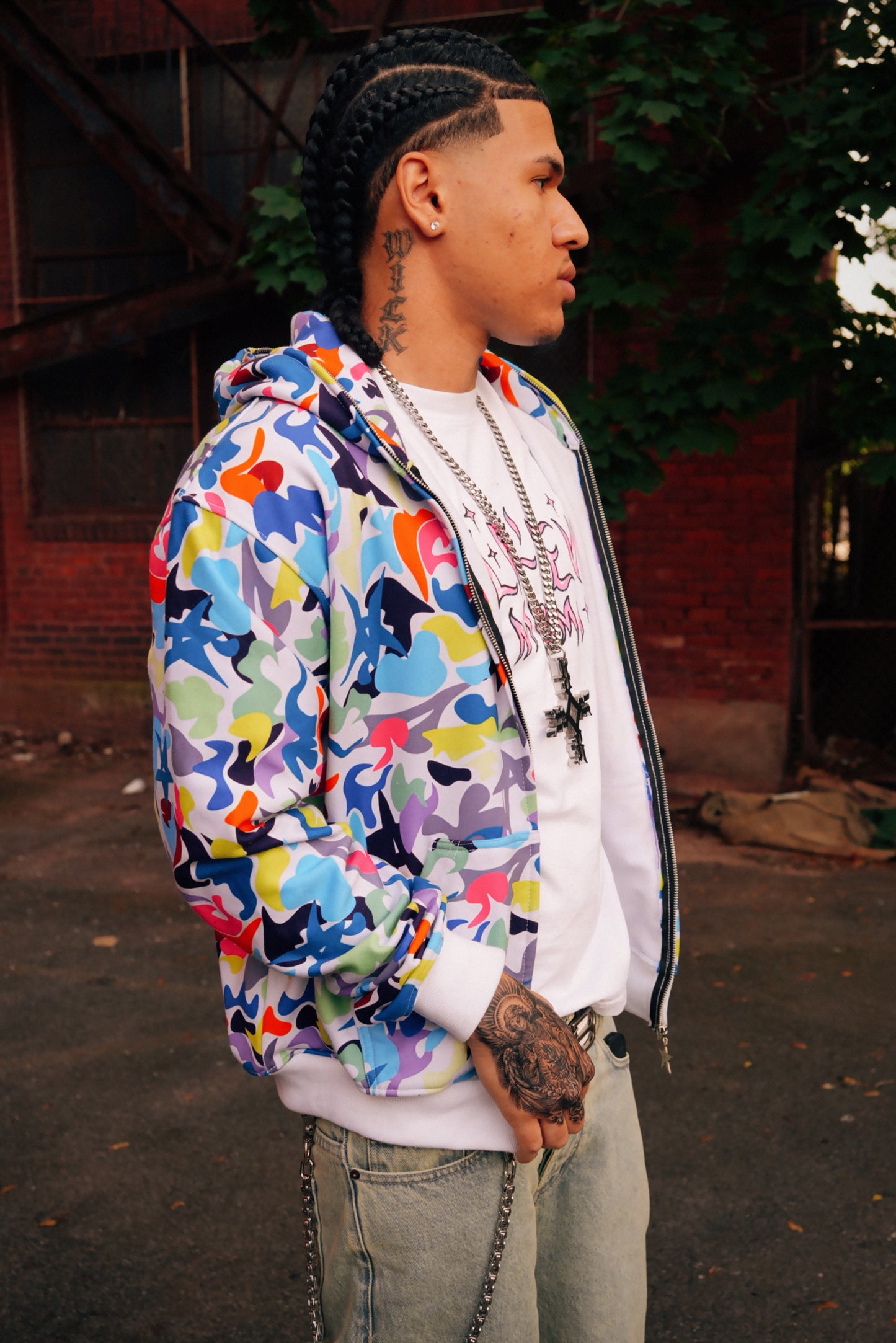 Rainbow Camo Homage Full Zip