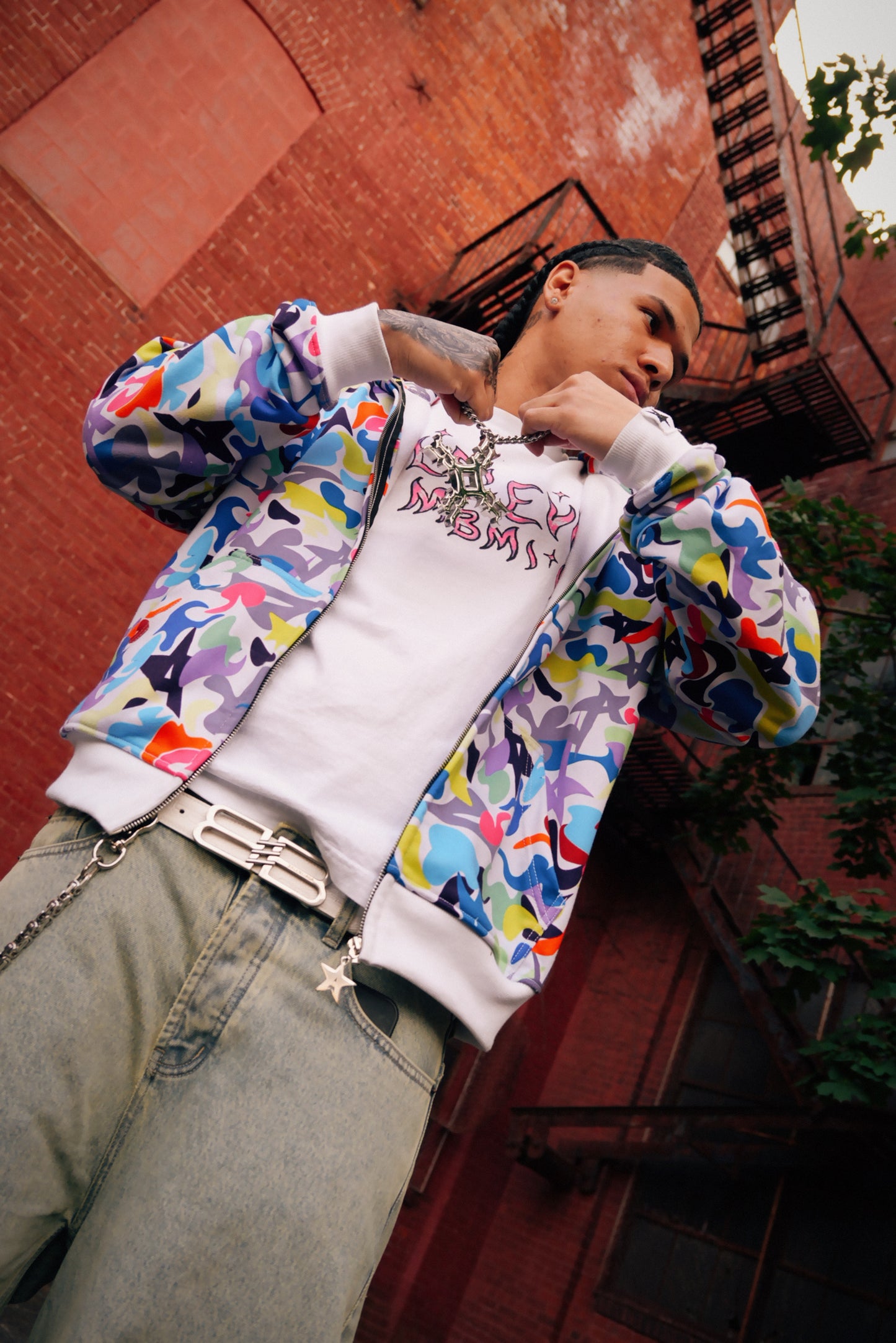 Rainbow Camo Homage Full Zip